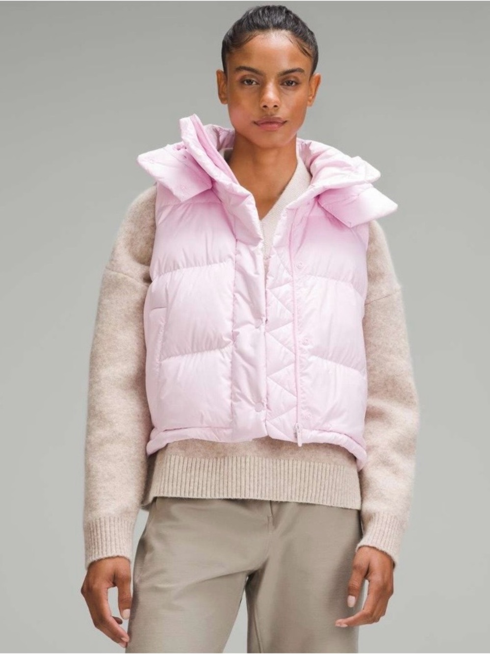 Lululemon Wonder Puff Cropped Vest